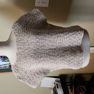 Crochet sleeveless top